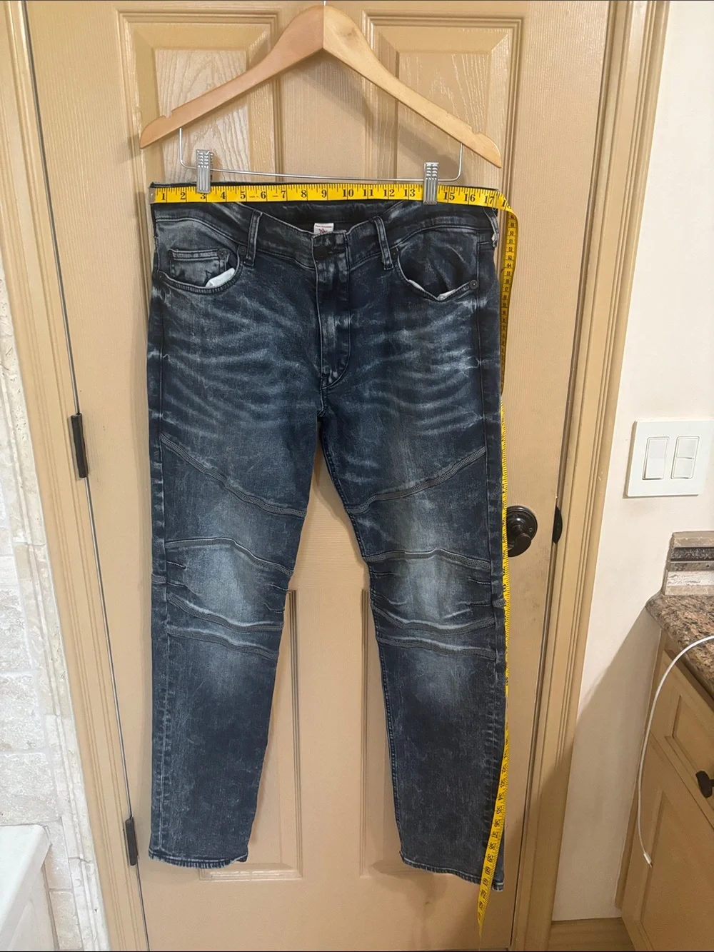 Men’s navy slim True religion jeans size 33
